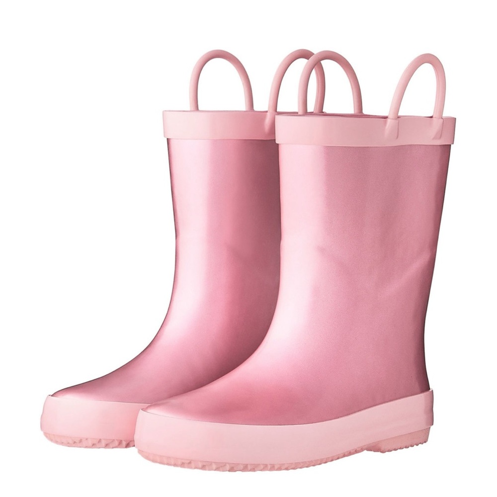 Pink Toddler Girls Waterproof Rain Boot